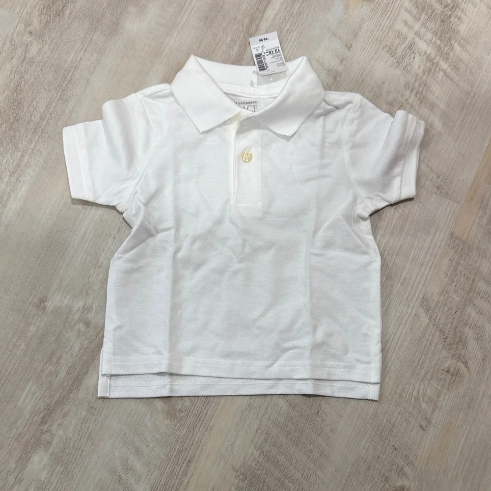 The Children's Place White Polo Shirt for Kids